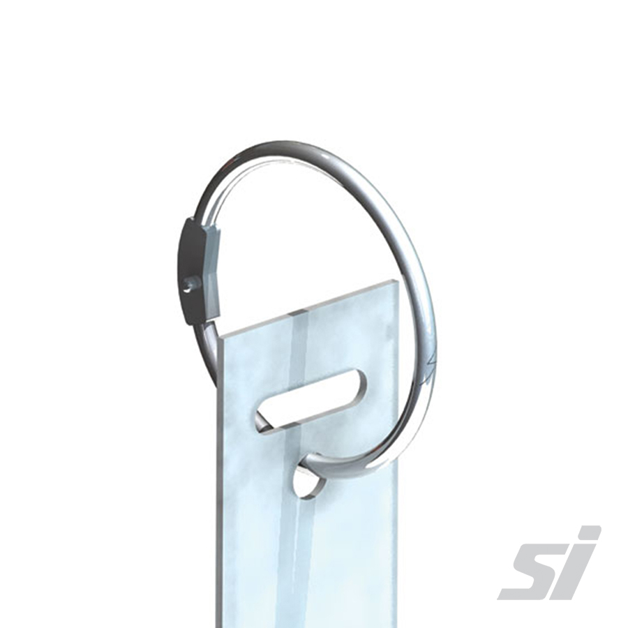 Meta Round Lockable Hang Ring SI Retail